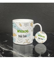Biyolog Kupa Bardak ve Anahtarlık Set 002