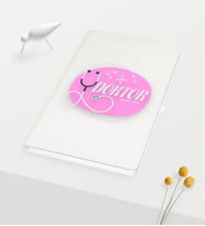 BK Gift Kişiye Özel Doktor Temalı Beyaz Defter - 15
