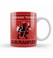 Grus Vom Krampus Kupa Bardak Porselen