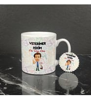 Veteriner Hekim Kupa Bardak ve Anahtarlık Set 003