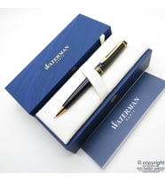 Waterman Expert 3 Parlak Siyah Altın Versatil Kalem + Deri Kılıflı Hediyelik Set İsme Özel Kalem Hediye Kalem (Renksiz)