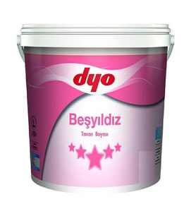Dyo Beşyıldız Tavan Boyası 17.5 Kg Beyaz