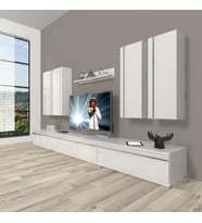 Decoraktiv Eko 8d Mdf Tv Ünitesi Tv Sehpası (Beyaz)