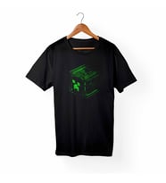 Minecraft Çocuk Siyah Tişört