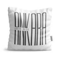 BK Gift Kişiye Özel Ankara Tasarımlı Beyaz  Yastık  1