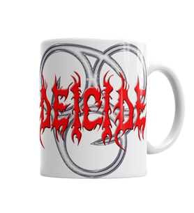 Deicide  Logo Kupa Bardak Porselen