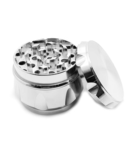 Elekli Grinder 55 mm. Silver Herbal Öğütücüsü Parçalayıcı pz39slv
