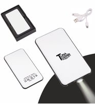 BK Gift Kişiye Özel PB-160 Beyaz 5000 mAh Lityum Pil Hızlı Şarj Powerbank