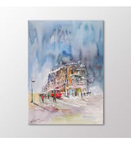 Arty Tablo İstanbul Manzarası Tablo (Karışık)