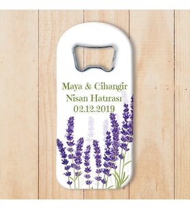 Menekşe Söz, Nişan, Nikah Hatırası Temalı Uzun (dik ) Açacak Magnet