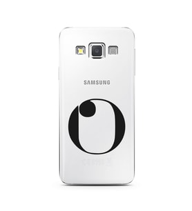 Samsung A3 (2015) Harf Tasarımlı Telefon Kılıfı O-Harfi 