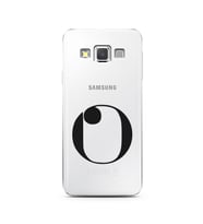 Samsung A3 (2015) Harf Tasarımlı Telefon Kılıfı O-Harfi 