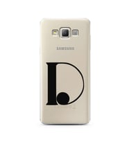 Samsung A7 (2015) Harf Tasarımlı Telefon Kılıfı D-Harfi 