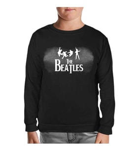 The Beatles 2 Siyah Çocuk Sweatshirt