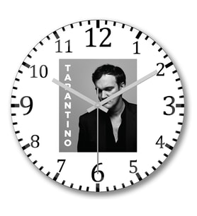 Tarantino 1 Duvar Saati Bombeli Gercek Cam