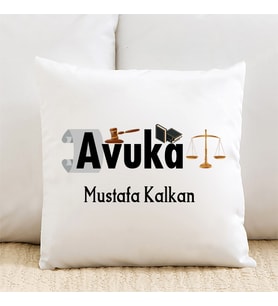 Avukatlara Özel İsimli Yastık