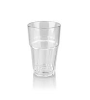 Plastport Kırılmaz Prizma Bardak 250 ml - 12 Adet (Sedef)