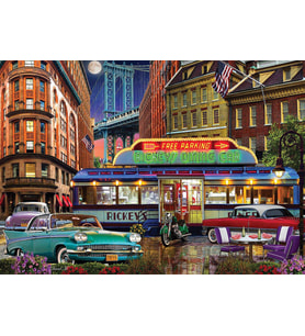 KS Games 1500 Parça Puzzle Rickey's Diner Rickey'nin Lokantası