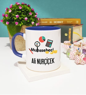 Muhasebeci Kupa Bardak Lacivert