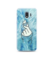 Parmak Tasarım Süper Şeffaf Silikon Telefon Kılıfı Samsung J2 Pro (2018)