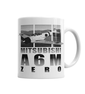 Mitsubishi A6M Zero Kupa Bardak Porselen