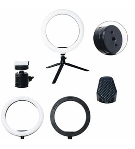 8inç 20cm Youtube Instagram Tiktok Selfie  Stüdyo Video Fotoğraf Ring Light  Tripod Led Halka Işık (Karışık)