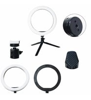 8inç 20cm Youtube Instagram Tiktok Selfie  Stüdyo Video Fotoğraf Ring Light  Tripod Led Halka Işık (Karışık)