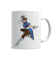 Street Fighter Chun Li Blue Kupa Bardak Porselen