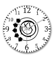 Blink 182 Duvar Saati Bombeli Gercek Cam
