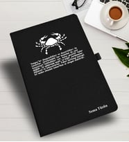 KİŞİYE ÖZEL YENGEÇ BURCU TEMALI  DEFTER &  AJANDA