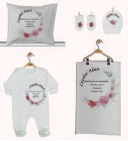 Pia Baby Gl 1912-02 İsme Özel Beşli Tulum Set