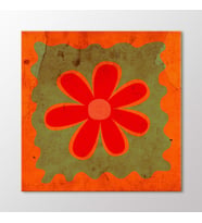 Arty Tablo Kırmızı Çiçek Tablo (Karışık)