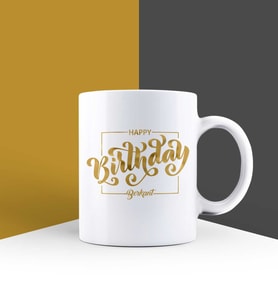 Kişiye Özel Happy Birthday Kupa Bardak 85733