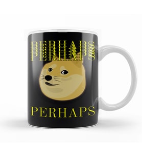 Perhaps Doge Kupa Bardak Porselen