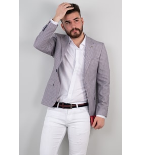 Guildmen Slimfit Çeket (Bordo)