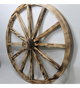 Otantik Çarşı Ahşap At Arabası Tekeri 100 cm.