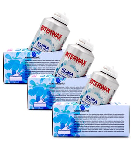 INTERWAX 3 ADET LİMON KOKULU KLİMA TEMİZLEYİCİ KLİMA FRESH (Karışık)
