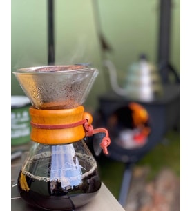 NURGAZ CAMPOUT FİLTRE KAHVE CAM SET 400 ML