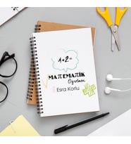 Matematik Öğretmeni Defteri Kişiye Özel