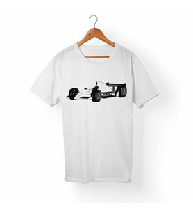 Formula -F1 Çocuk Beyaz Tişört