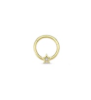 Altın Halka Yıldız Tragus Küpe