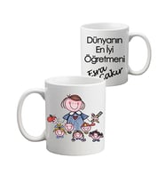 Öğretmenler Günü Hediyesi - Sınıf Öğretmeni İsimli Kupa Bardak