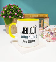 Jeoloji Mühendisi Kupa Bardak Sarı