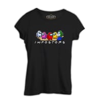 Among Us Impostors II Siyah Kadın Tshirt
