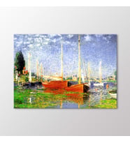 Arty Tablo Argenteuil' de Kayıklar Tablo (Karışık)