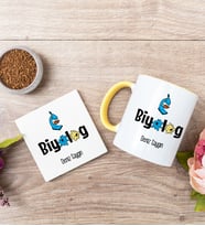 Biyolog Sarı Kupa Bardak Ve Bardak Altlığı Seti
