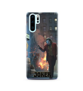 Joker Tasarımlı Süper Şeffaf Silikon Telefon Kılıfı Huawei P30 Pro 
