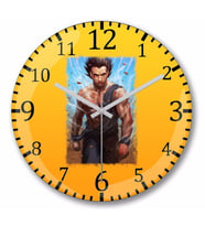 Vegeta Duvar Saati Bombeli Gercek Cam