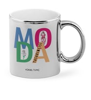 BK Gift Kişiye Özel Mesleki Moda Tasarımcısı Krom Kupa Bardak  2