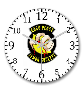 Easy Peasy Duvar Saati Bombeli Gercek Cam